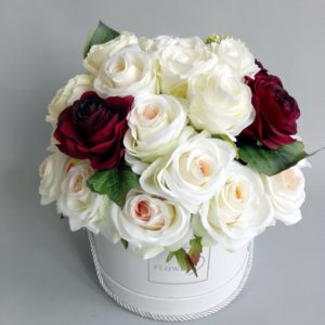 flower box biały