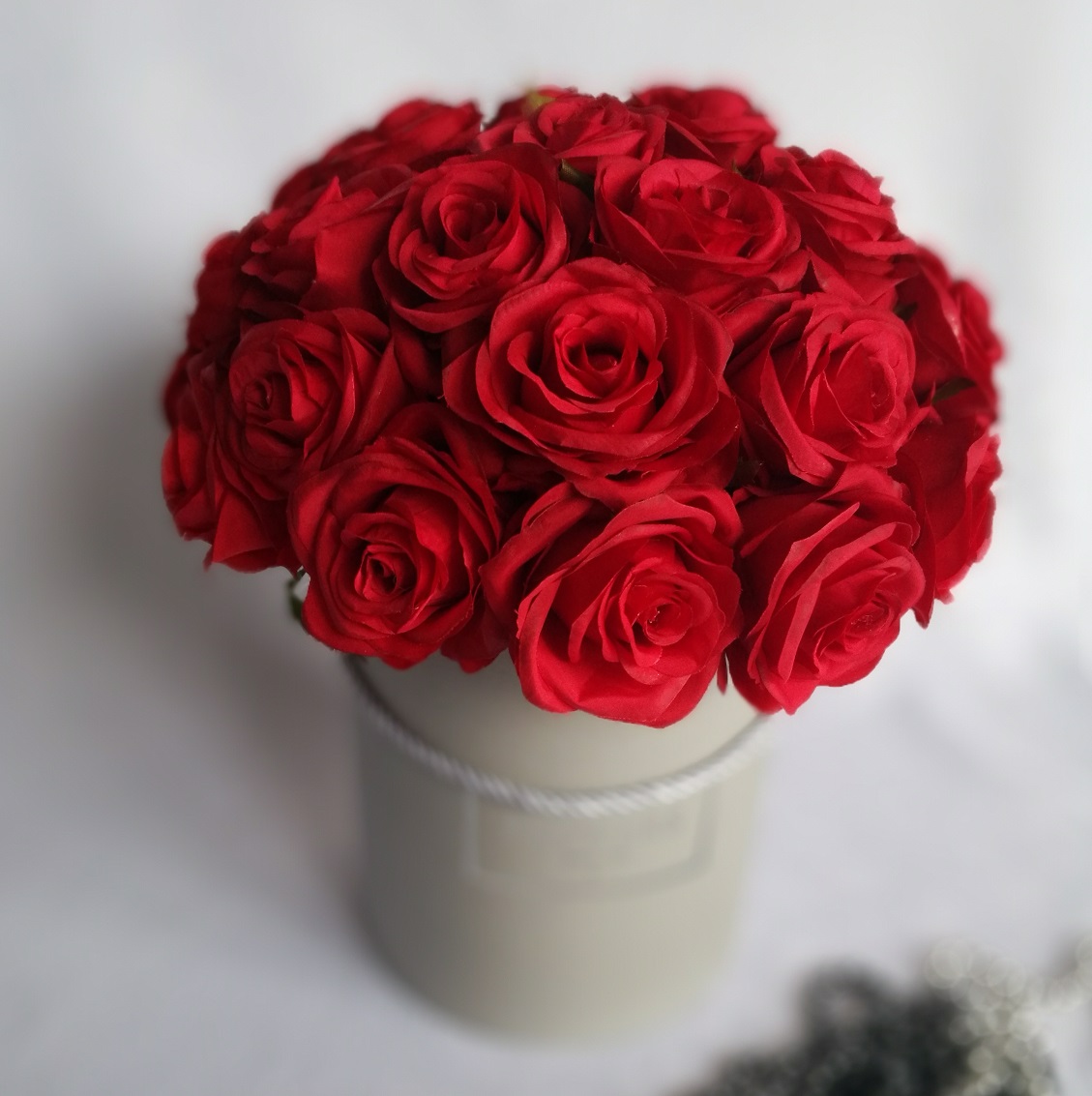Flower box czerwone róże nr. 122