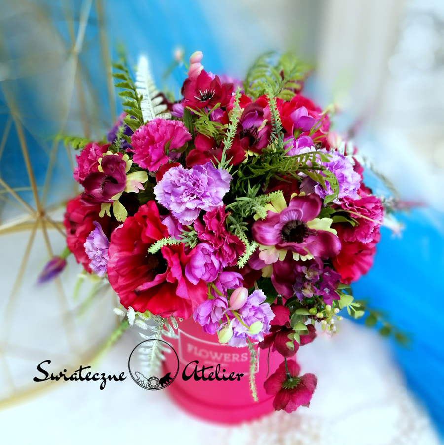 Flower box kwiatowy w fiolecie nr 482