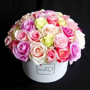 Flower Box z różami