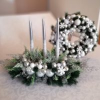 Wianek świąteczny Mroźna noc roz. M nr. 52