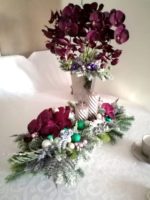 Świąteczny storczyk w fiolecie, Zestaw świąteczny fioletowe bogactwo