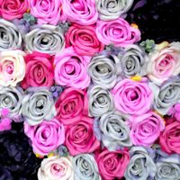 Ściana kwiatowa Różowy Świt
