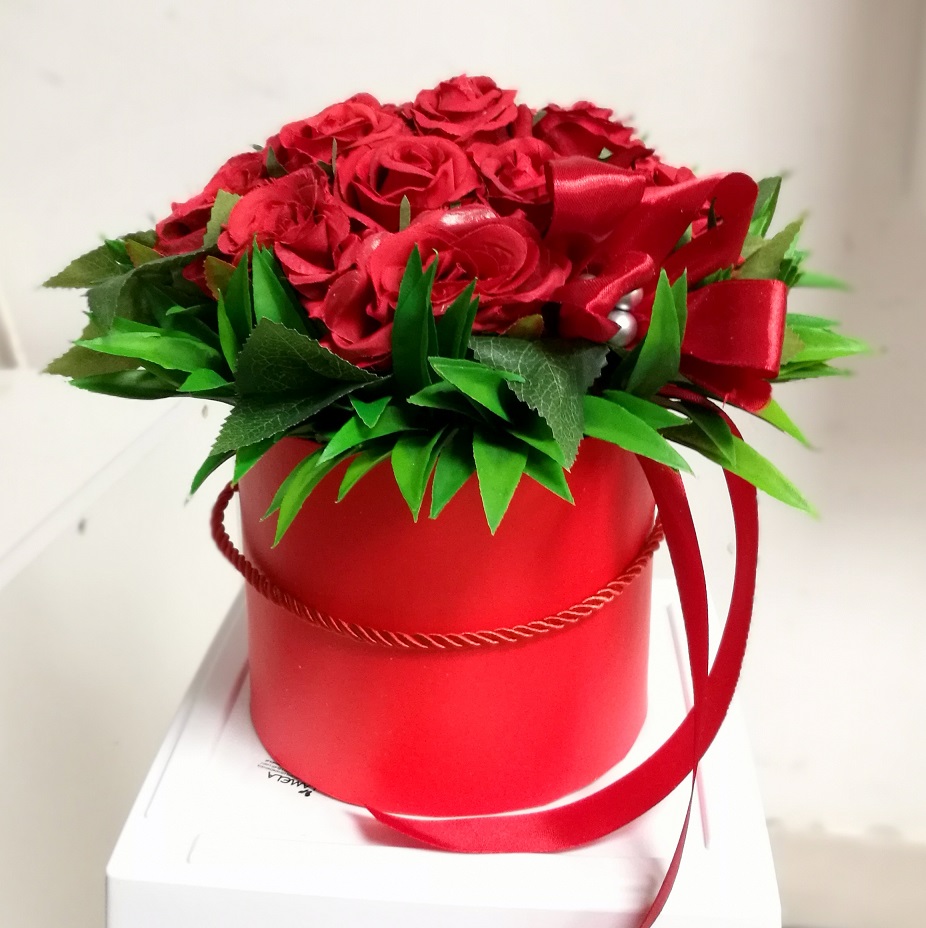 Flower box Czerwona etiuda S nr. 156