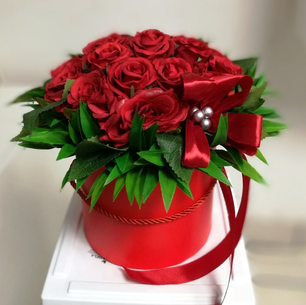 Flower box Czerwona etiuda S nr. 156