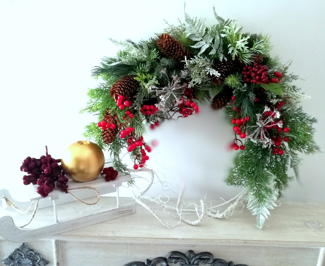 Świąteczny wianek Grudniowa radość nr. 94