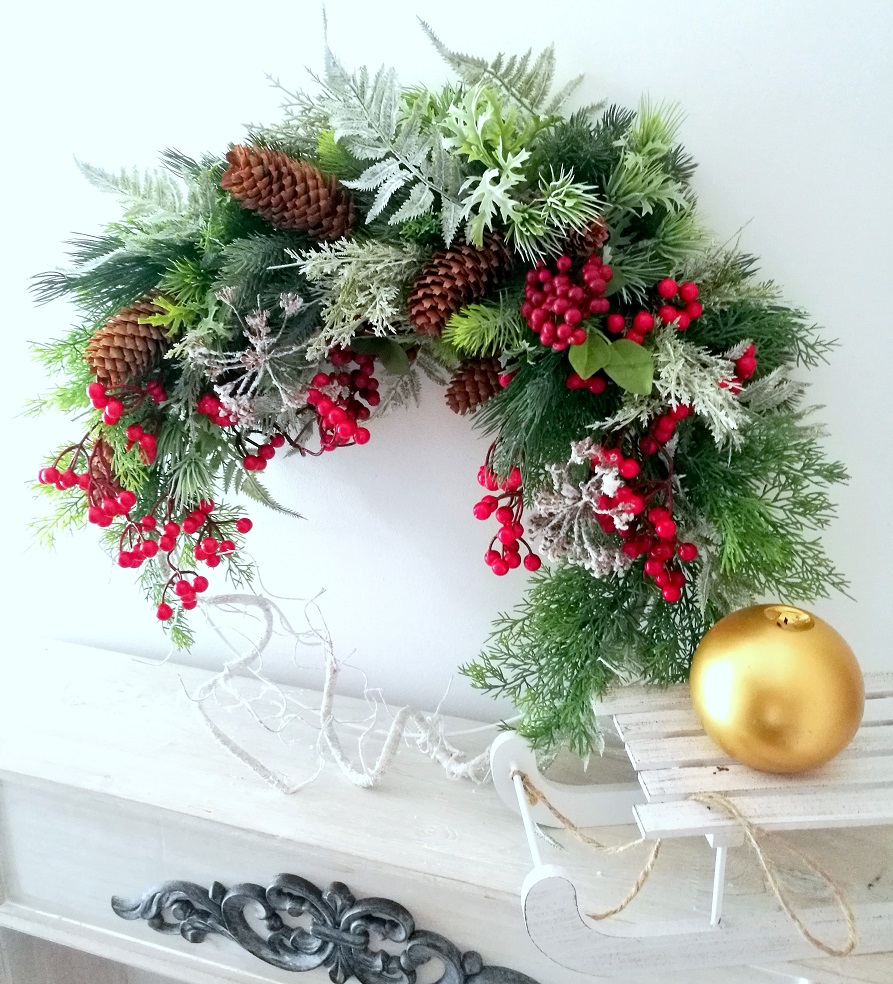 Świąteczny wianek Grudniowa radość nr. 94