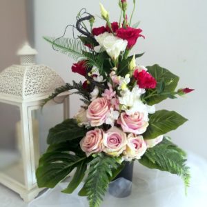 Bukiet nagrobny amarantowy nr. 211