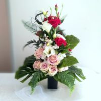 Bukiet nagrobny amarantowy nr. 211