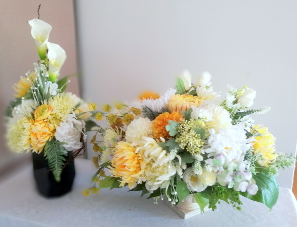 Kompozycja kwiatowa słoneczny październik nr 219