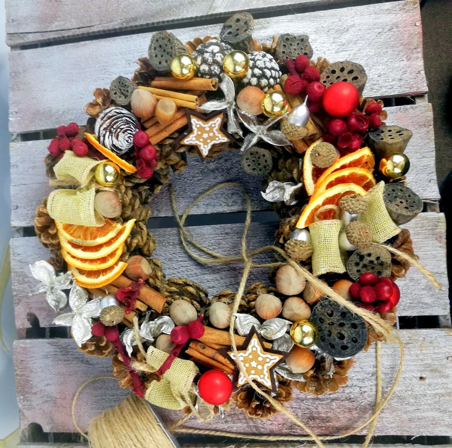 Wianek świąteczny Natura nr 117