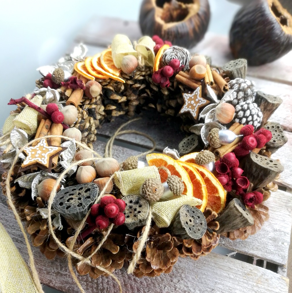 Wianek świąteczny Natura nr 117