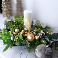 Zimowy Stroik Ciepłe Wieczory nr 275