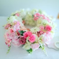 Wianek kwiatowy Subtelność nr 132