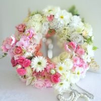 Wianek kwiatowy Subtelność nr 132