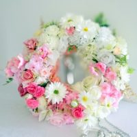 Wianek kwiatowy Subtelność nr 132