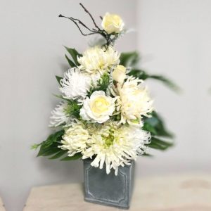 Bukiet do wazonu Wstęga Bieli nr 371