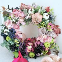 Jesienny Wianek z aronią nr 139