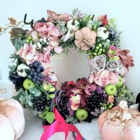 Jesienny Wianek z aronią nr 139