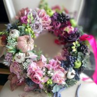 Jesienny Wianek z aronią nr 139