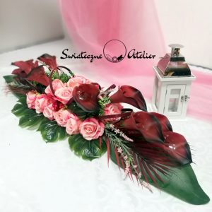 Stroik nagrobny Różowy świt nr 394