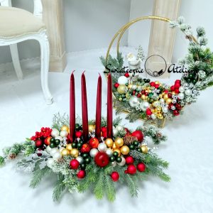 Okrąg i stroik Klasyczne Święta nr 403