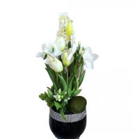 Białe hiacynty kompozycja kwiatowa nr 433