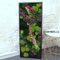 Obraz z mchów stabilizowanych typu Fantazja 100 x 40 cm