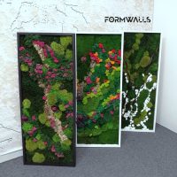 Obraz z mchów stabilizowanych typu Fantazja 100 x 40 cm