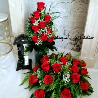 Elegancki zestaw nagrobny Klasyka nr 472