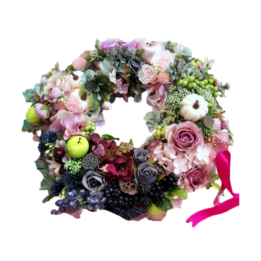 Jesienny Wianek z aronią L nr 182