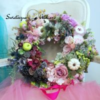 Jesienny Wianek z aronią L nr 182