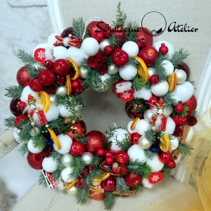 Świąteczny wianek Wigilijny nastrój nr 188