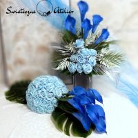 Stroik i bukiet nagrobny w cieniu Eukaliptusa nr 588