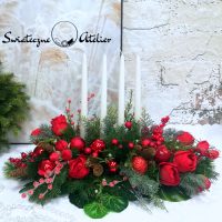 Dekoracja świąteczna w czerwieni nr 594