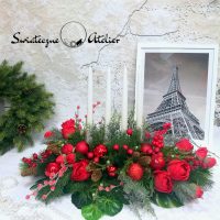 Dekoracja świąteczna w czerwieni nr 594