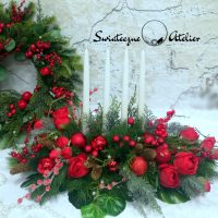 Dekoracja świąteczna w czerwieni nr 594