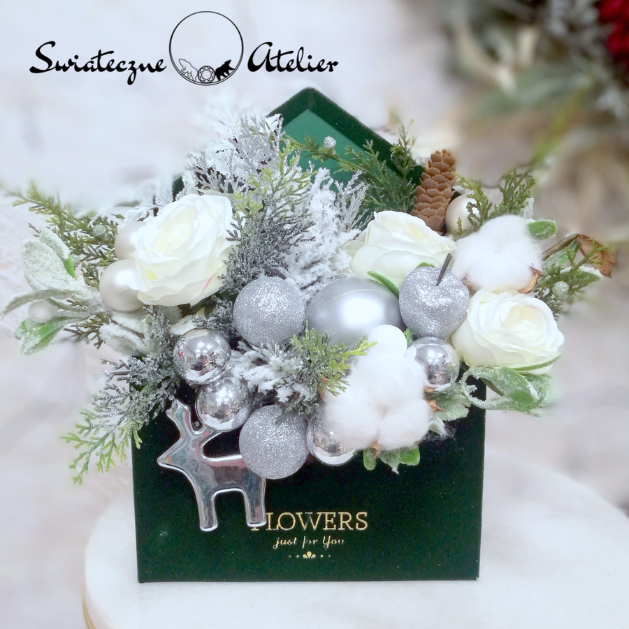 Flower box koperta świąteczna nr 589