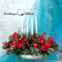 Dekoracja świąteczna w czerwieni nr 594