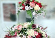 Zestaw dekoracji kwiatowych Cudowne momenty nr 598