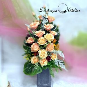 Bukiet nagrobny Słodka Morela nr 619