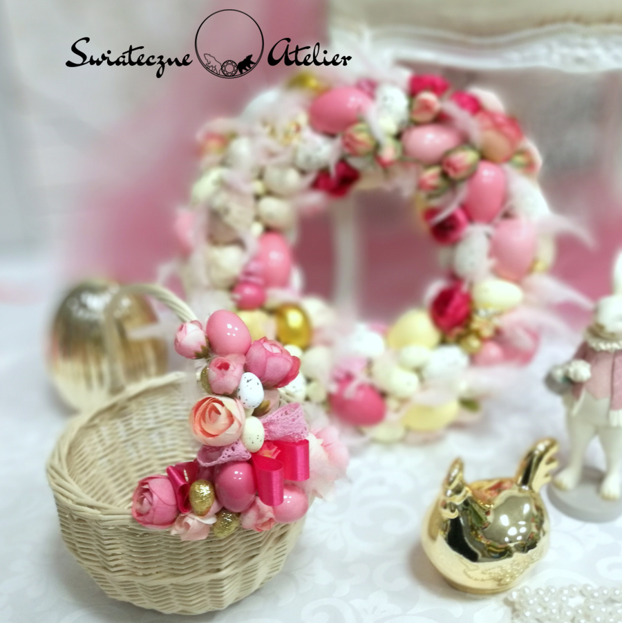 Ozdobny koszyczek wielkanocny nr 654
