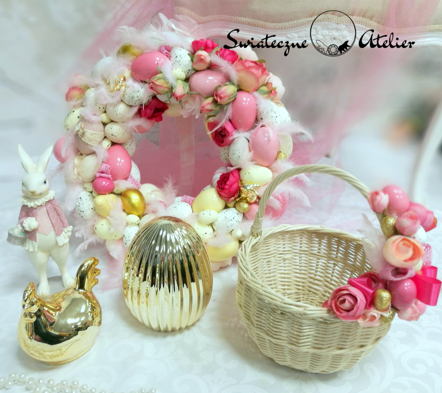 Ozdobny koszyczek wielkanocny nr 654