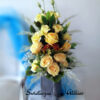 Bukiet nagrobny Żółta eustoma nr 695