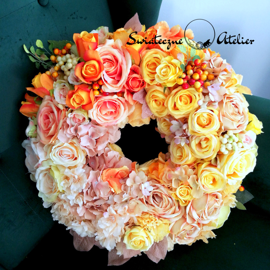 Wianek kwiatowy Gorące lato nr 216