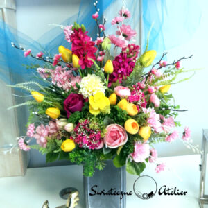 Wielkanocny czas bukiet nagrobny nr 1198