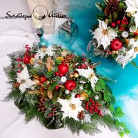 Zimowy zestaw na cmentarz Zimowy czar nr 851