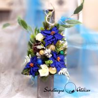 Świąteczny stroik i bukiet nagrobny nr 878