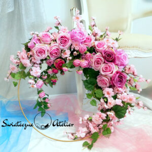 Wianek na obręczy Romantyczność nr 236