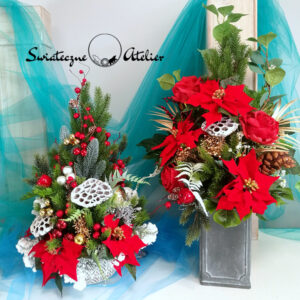 Choinka i bukiet nagrobny nr 1338